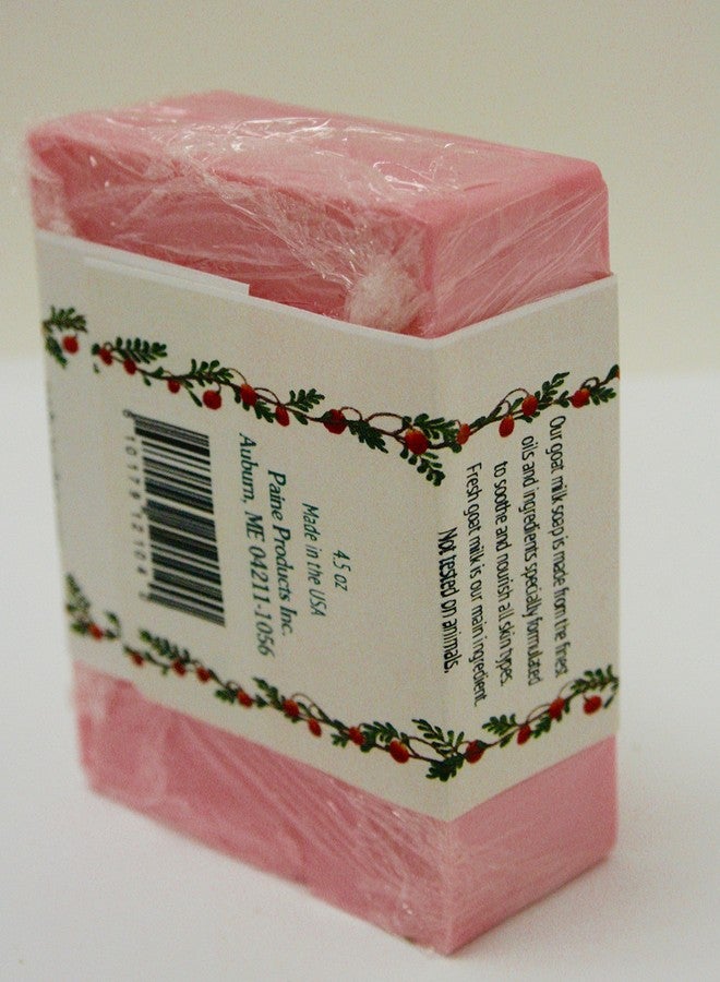 Paine's CRANBERRY Premium Goat Milk Soap 4.5 oz bar fresh Maine made all natural - Image 2